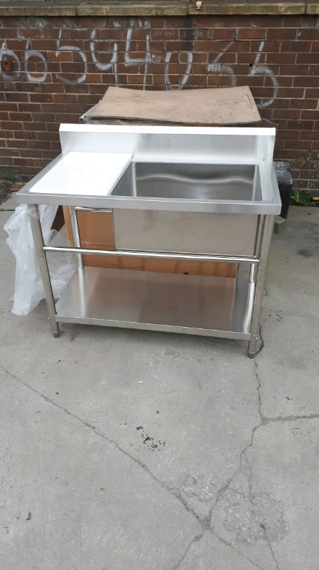 Commercial sink 4ft takeaway restaurant catering equipment new 
