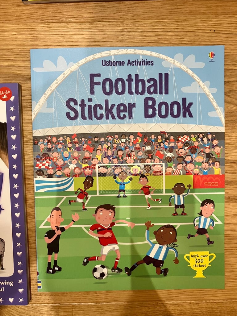 Brand new kids sticker, arts & crafts- football, horses, nature