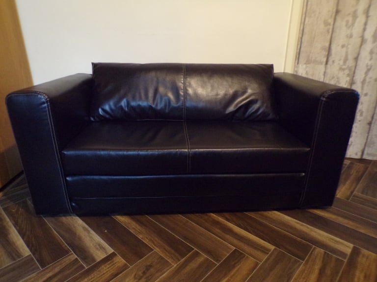 ASKEBY Two-seat sofa-bed, black. | in Castle Bromwich, West Midlands |  Gumtree