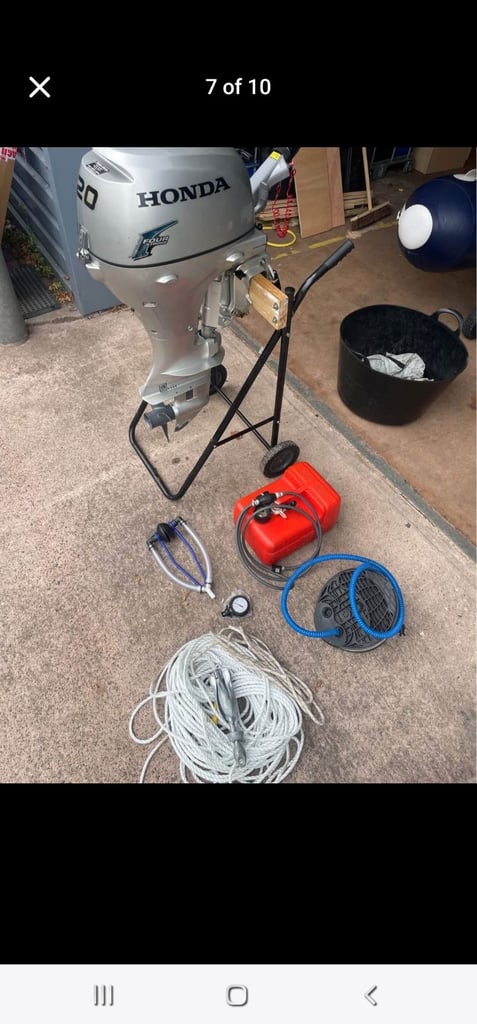 Honwave t40 with Honda 20hp engine and trailer