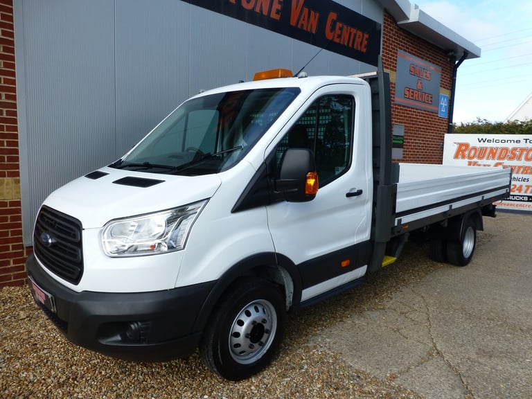 2014 Ford Transit £  56 A WEEK - 2014 FORD TRANSIT 2.2 EXTRA LWB DROPSIDE TRUCK 4.2 M BED FSH Dro...