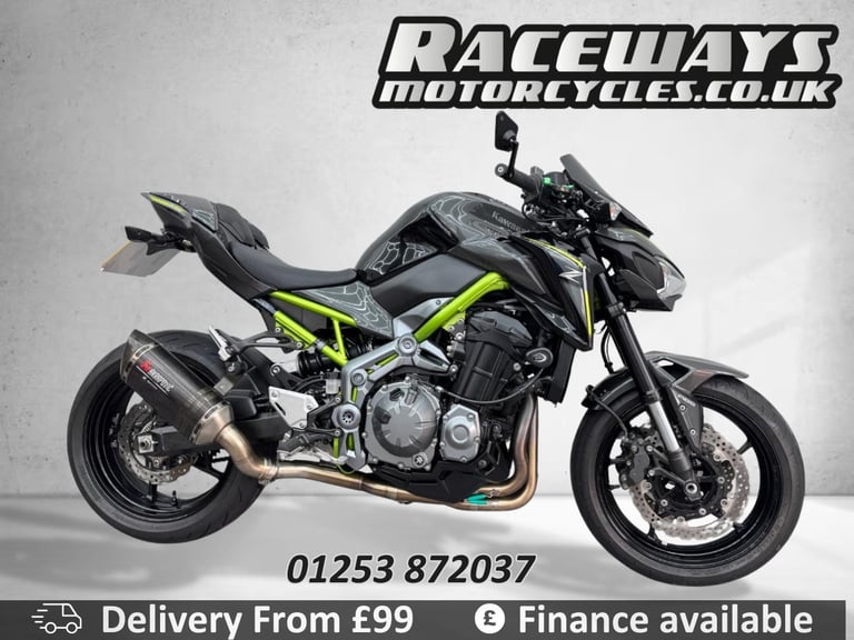 KAWASAKI Z900 2018 18 REG 4,423 MILES GREY USED MOTORCYCLE 948CC