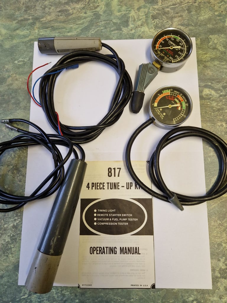 image for 4 Piece tune-up kit for classic car DIY enthusiasts 
