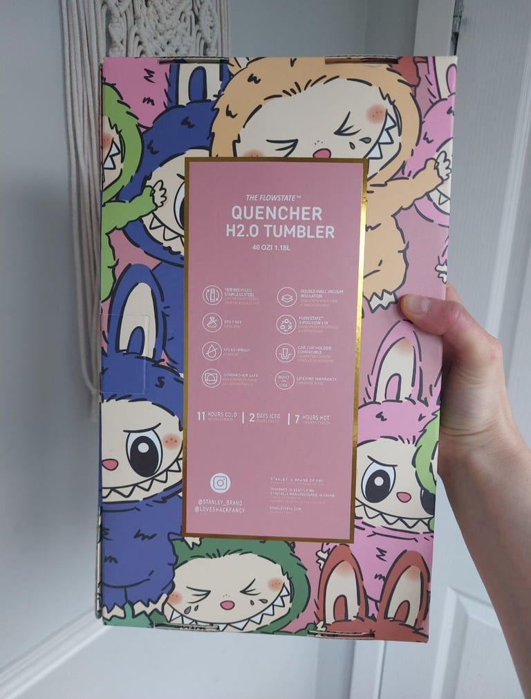 Stanley Labubu Cup 40 ozi 1.18L New with box