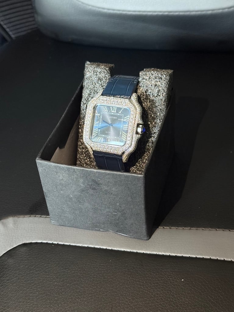 Cartier Santos diamond set 