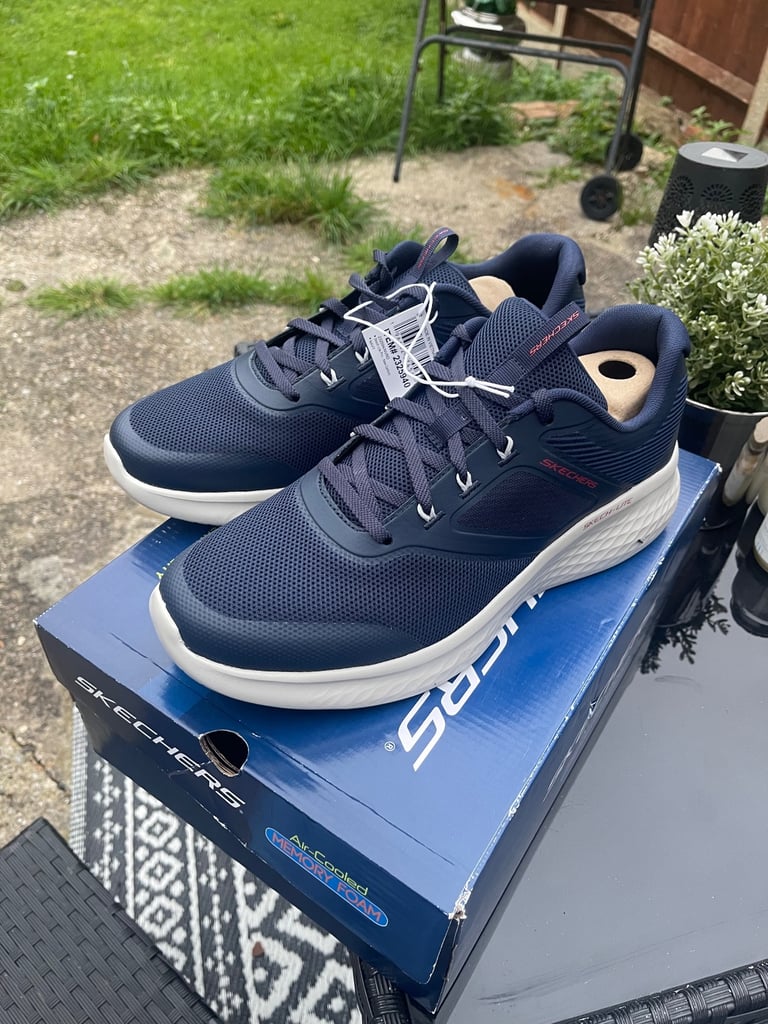 image for Skechers sketch lite pro for Men uk size 11 colour blue new in box