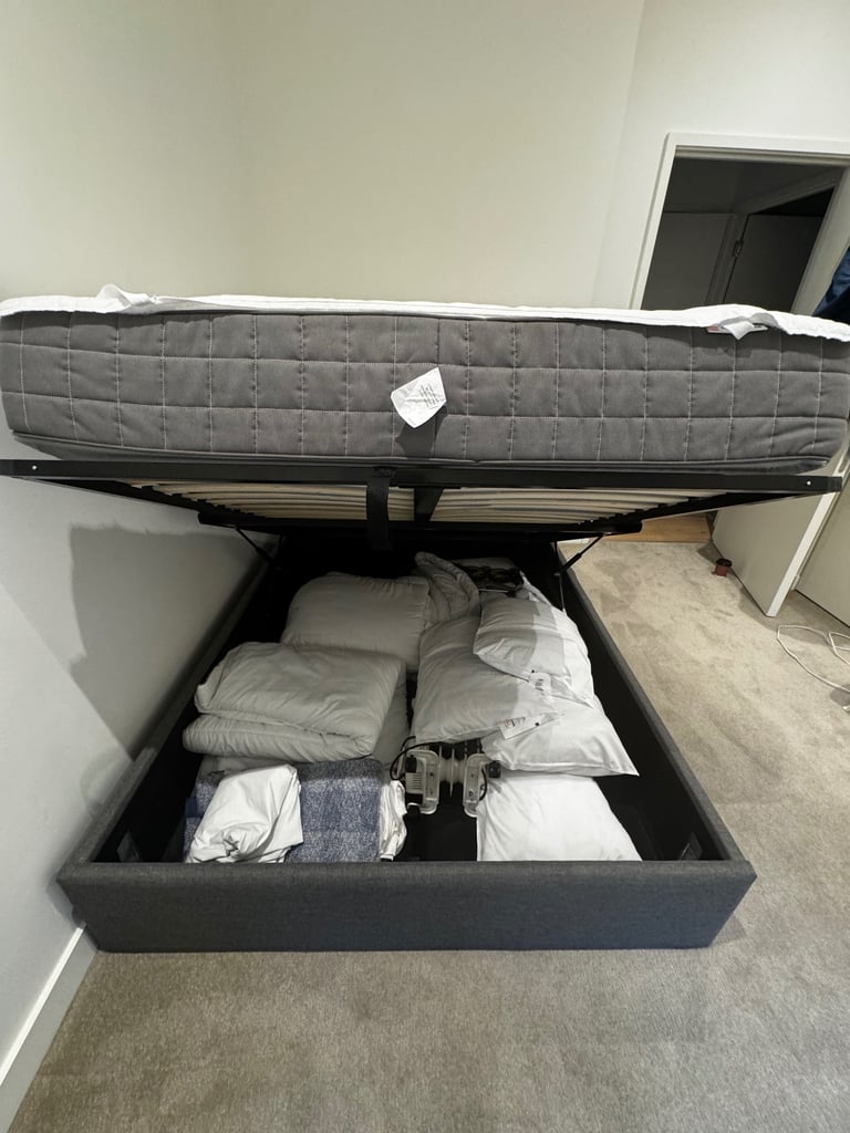 Double Bed with Mattress 