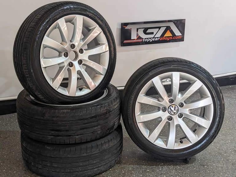 17" VW GOLF Alloy Wheels & Tyres 