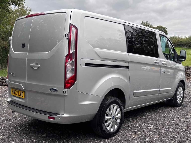 2022 Ford Transit Custom 2.0 320 Limited 6 Seater Crew Van Double Cab 5dr Diesel Auto L1 H1 Euro ...