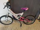 Full suspension 6 speed girls bike- excellent condition