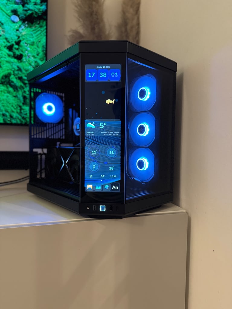 image for High End Gaming PC - RTX 5080 Ryzen 7 64GB RAM 4TB SSD Win11 WiFi