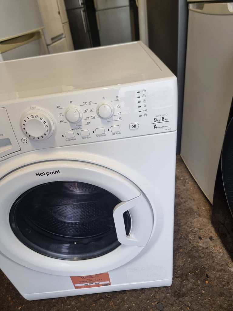 Hotpoint Washer Dryer 9/6 kg 90 Days Warranty (delivery available or collection)