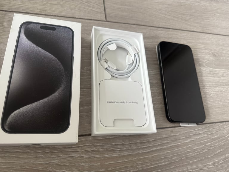 image for Apple Iphone 15 PRO MAX Black UNLOCKED, with box, no marks or scratches. 