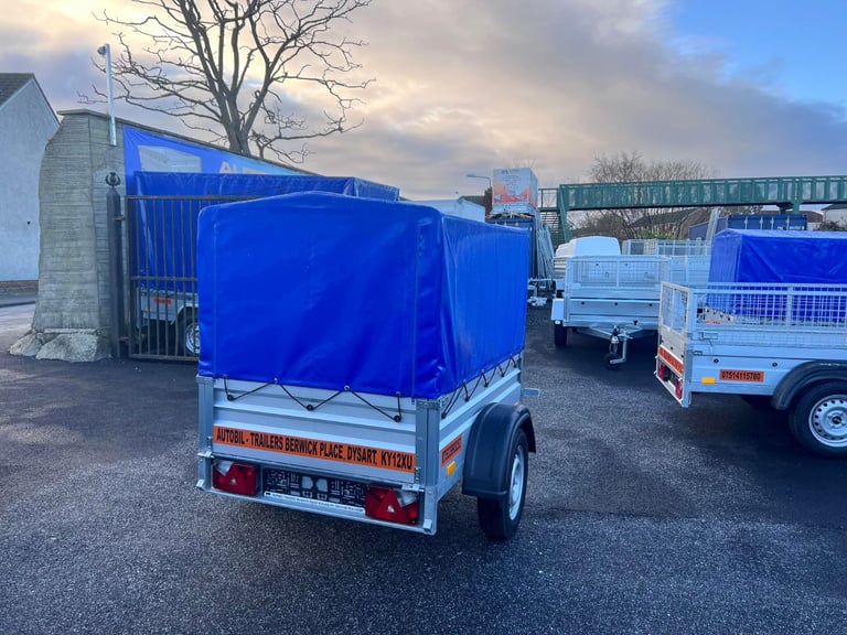 BRAND NEW 5ft x 4ft SINGLE AXLE 80CM FRAME & COVER CAMPING TRAILER 750KG