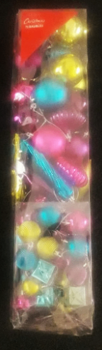 MULTI COLOURED Christmas Decorations