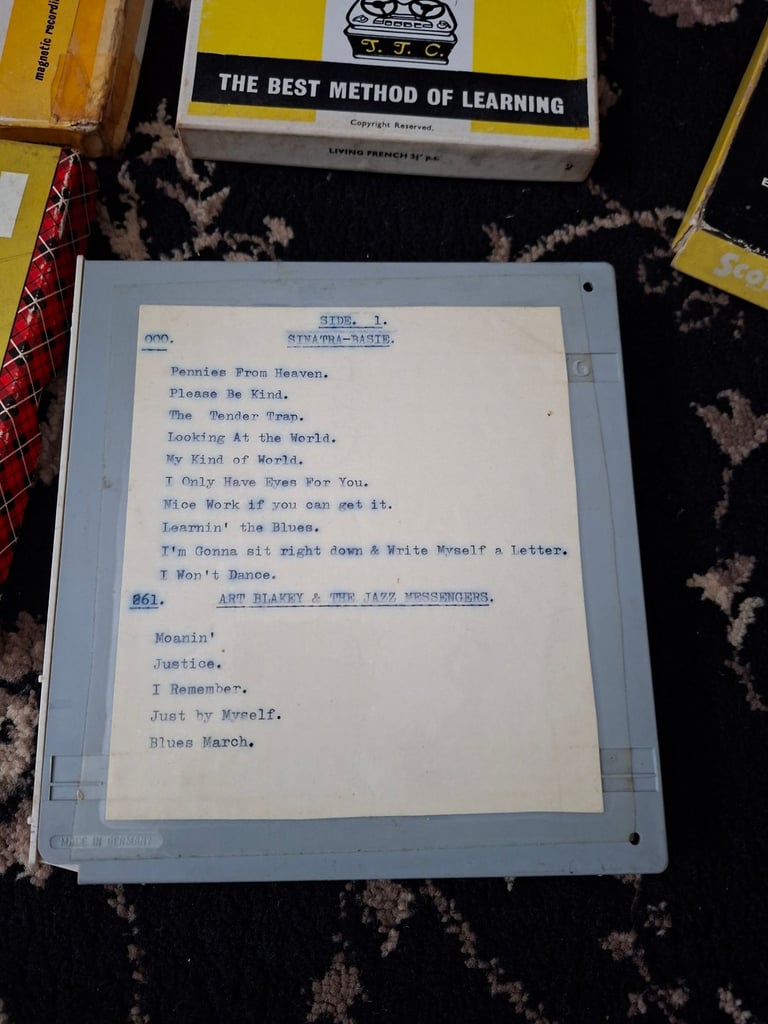 EMI,SCOTCH,BASF,5" REEL TO REEL TAPES