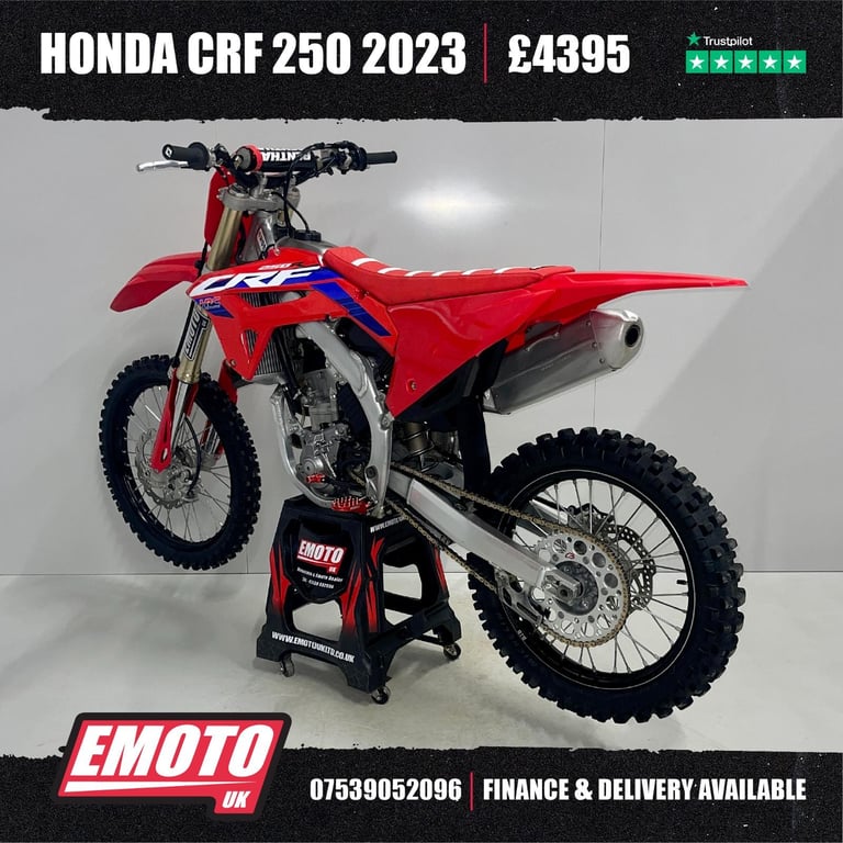 HONDA CRF 250 2023 Motocross Bike 250cc @EmotoUK - Finance Available