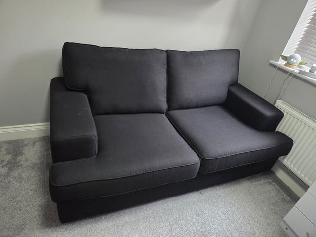 Ludo Seater Sofa Bed Black in Royston, Cambridgeshire Gumtree