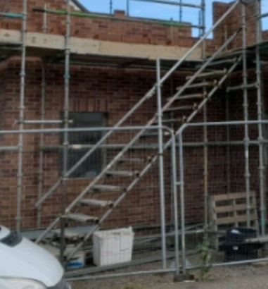 image for Scaffold stair treads tread steps step access