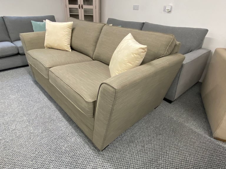 3 SEATER BEIGE SOFA - IMMACULATE CONDITION - VERY COMFY