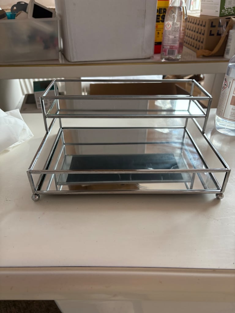 image for Mirror tray - silver