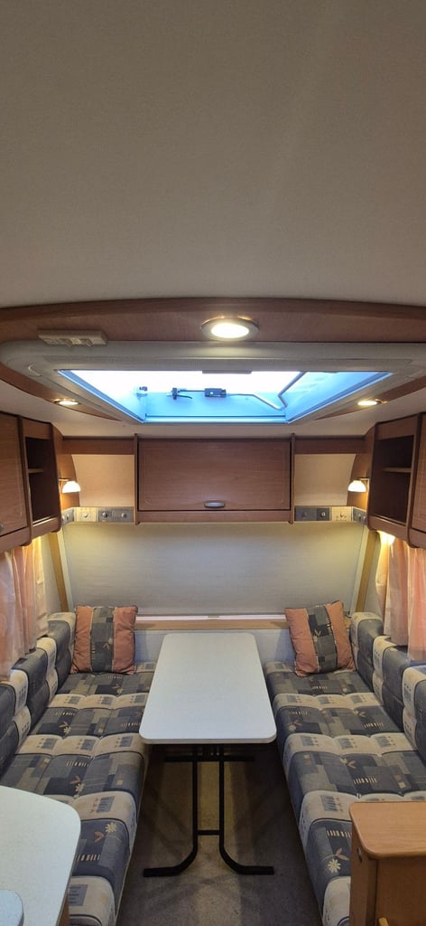 4 berth caravan with awning 