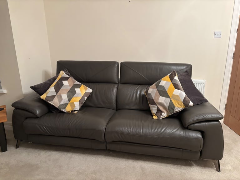 Sofa Leather Reclining 