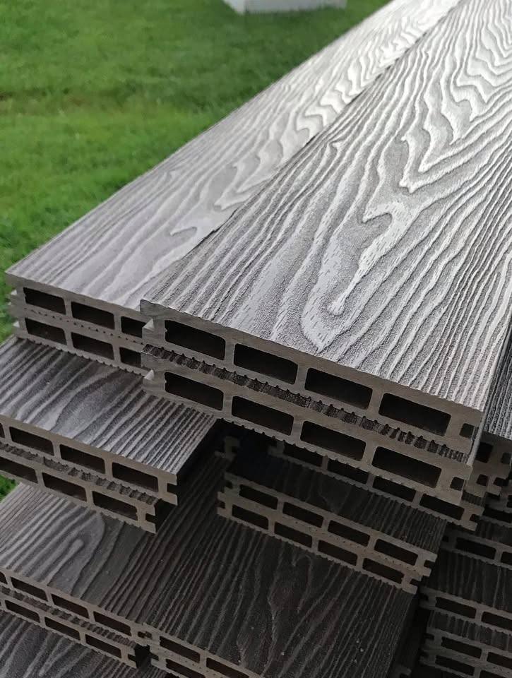 image for Composite Decking 3.6m | Durable Deck Boards with Woodgrain & Grip Finish