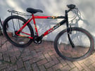 Adult Raleigh Mountain bike with a rack included good tyres