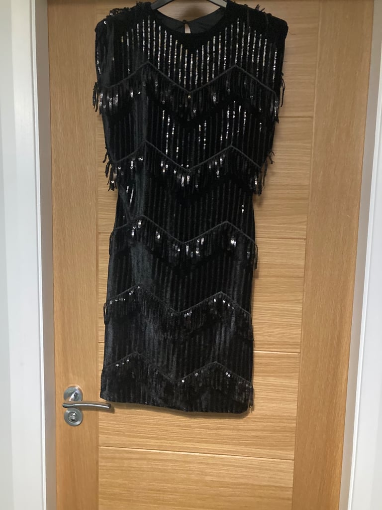 image for Gorgeous velvet and sequins dress!