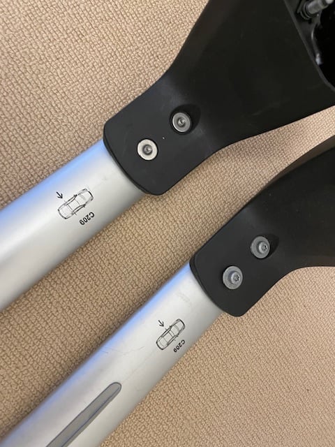 ROOF BARS The C209/A209 Mercedes-Benz CLK-Class CLASSIC OEM PRODUCT SALE 