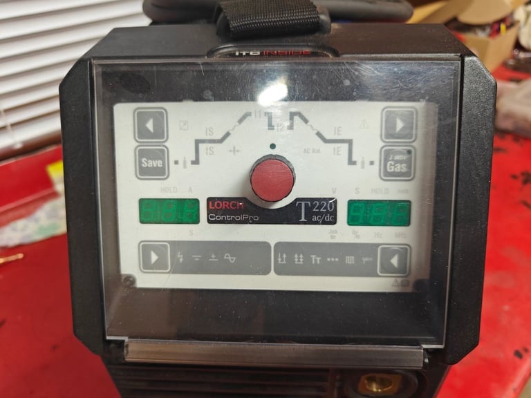 Lorch T220 AC/DC Tig welder 240v supply controlPro Panel gas cooled with loads of extras.