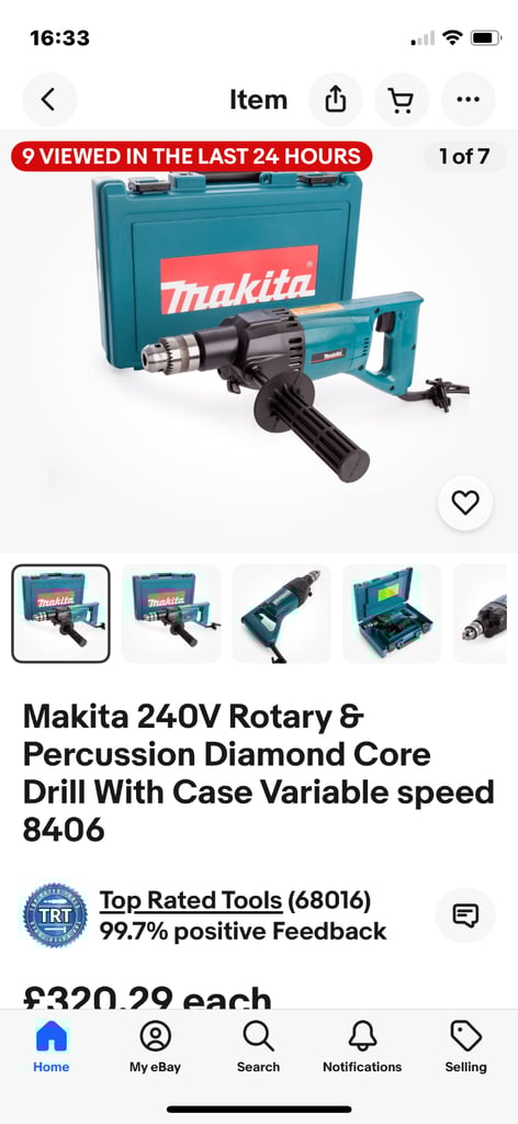 Makita diamond core hammer drill