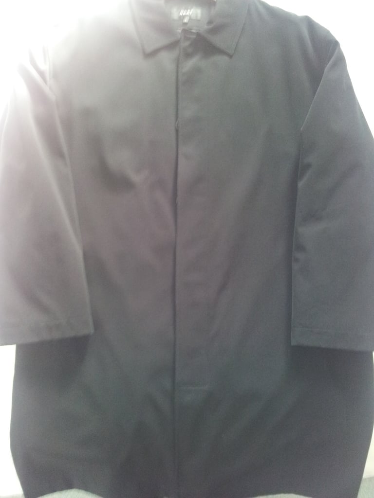Men's NEXT Black Mac - Shower-proof raincoat. Never worn as new - size L