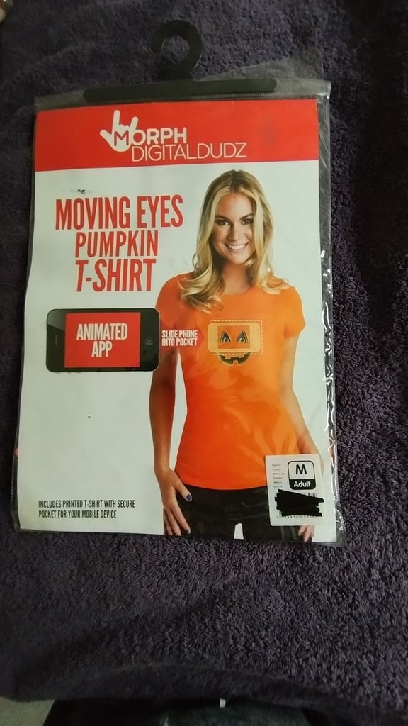 image for Halloween Costume – Women’s Pumpkin T-shirt – Size M - New