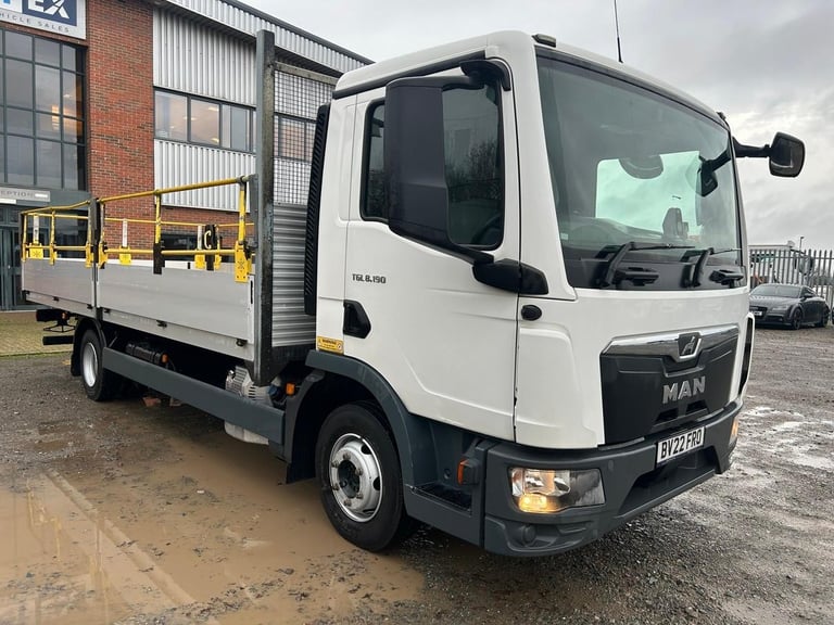 MAN TGL 8.190 7.5-TONNE DROPSIDE FLAT 2022 – BV22 FRO