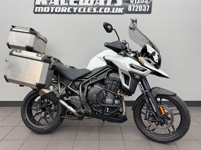 TRIUMPH TIGER EXPLORER XR 2016 65 REG 15,518 MILES WHITE USED MOTORCYCLE 1215CC