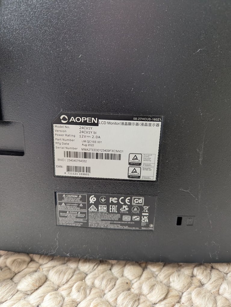 Acer 24" monitor