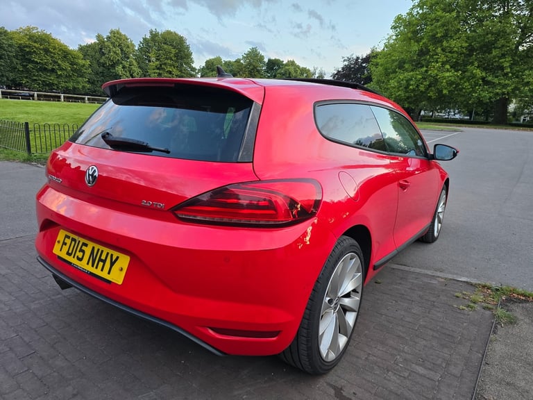 2015 VW SCIROCCO 2.0 GT TDI DIESEL COUPE PANORAMIC ROOF F/S/HISTORY 1 P/OWNER