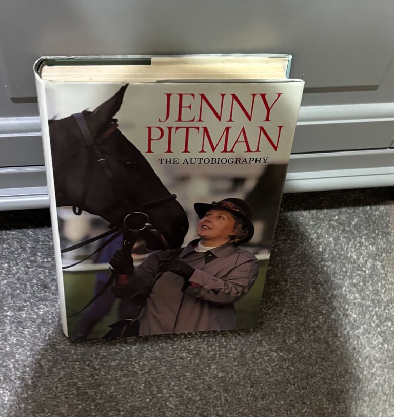 IDEAL CHRISTMAS PRESENT FOR A LOVER OF HORSE RACING - AUTOBIOGRAPHY OF JENNY PITMAN