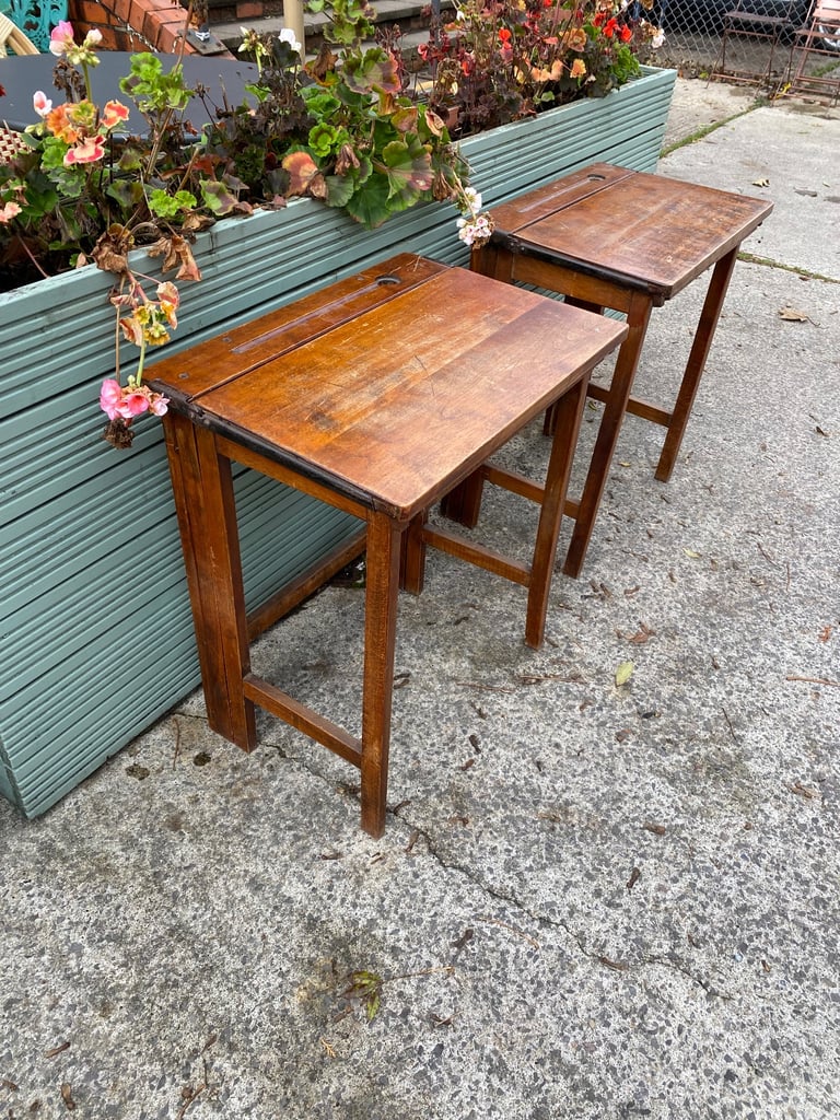 Pair of Victorian Folding Children’s Desks