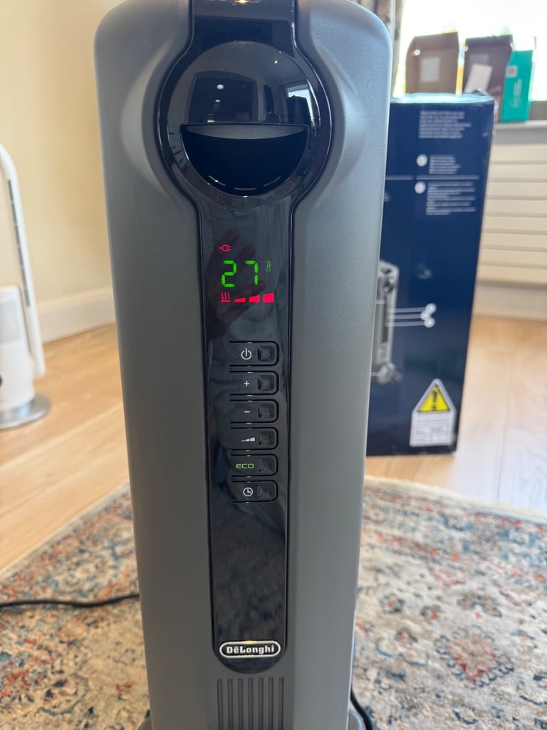 De'Longhi Radia S Oil Filled 1.5kW Grey Radiator TRRS0715E.G Grey