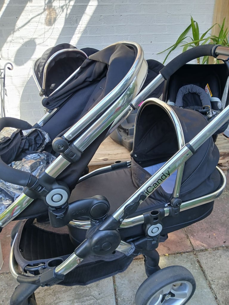 iCandy Peach 2 2in1 Black Double Travel System