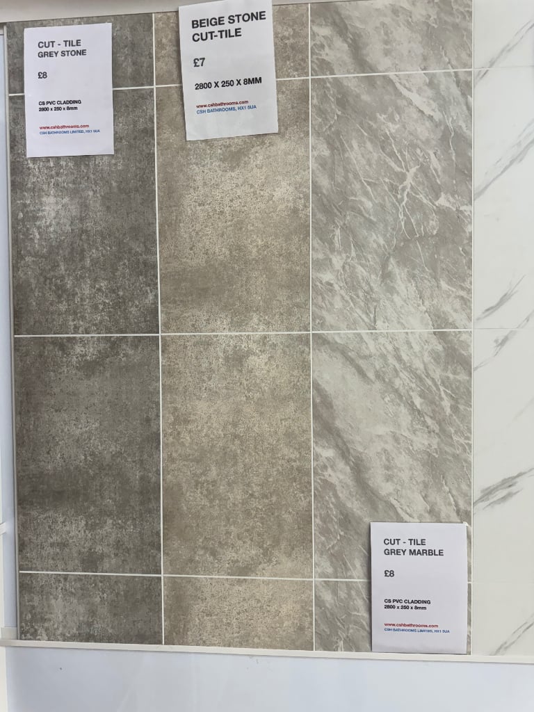 Cladding CS PVC WALL PANELS 10mm, bathroom decor panels, CSH Bathrooms