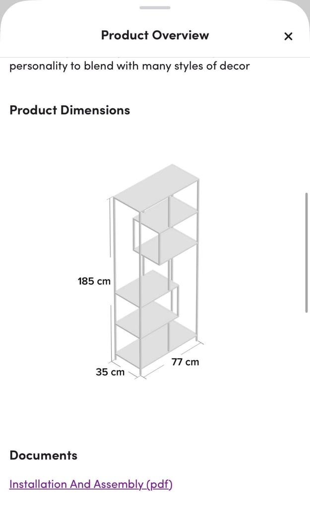 Bookcase/Storage Shelf
