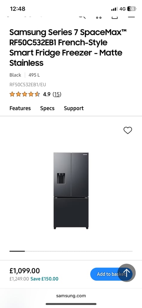 Brand new Samsung American fridge freezer #79