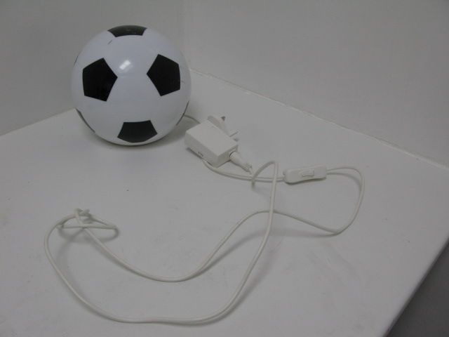 image for Ikea Angarna LED Table Lamp Football Pattern