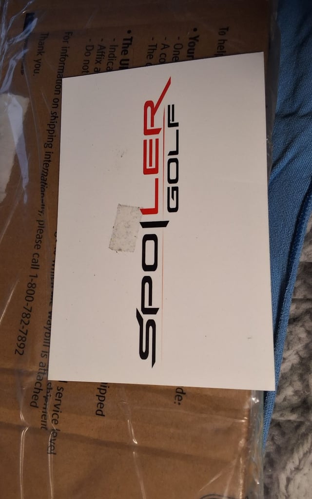 Spoiler Golf Putter. (Rick Sheils reviewed, must watch)
