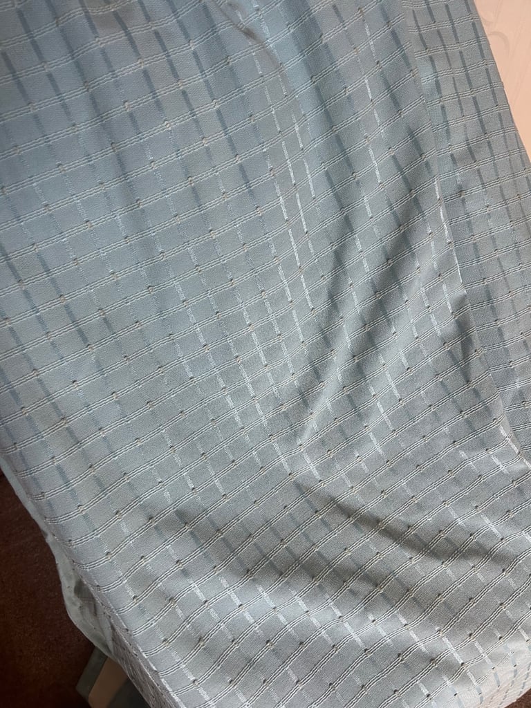 image for 4 fully lined curtains and matching bed cover 