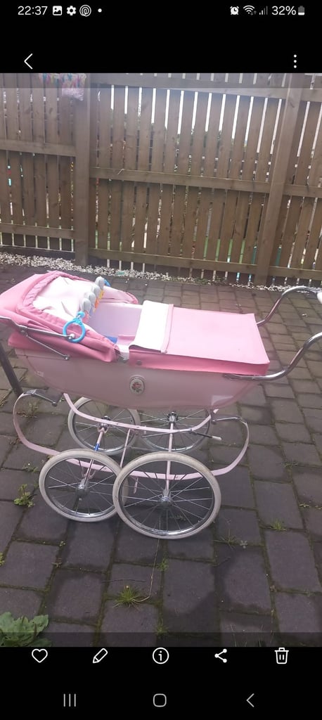 Sivercross dolls pram for sale 